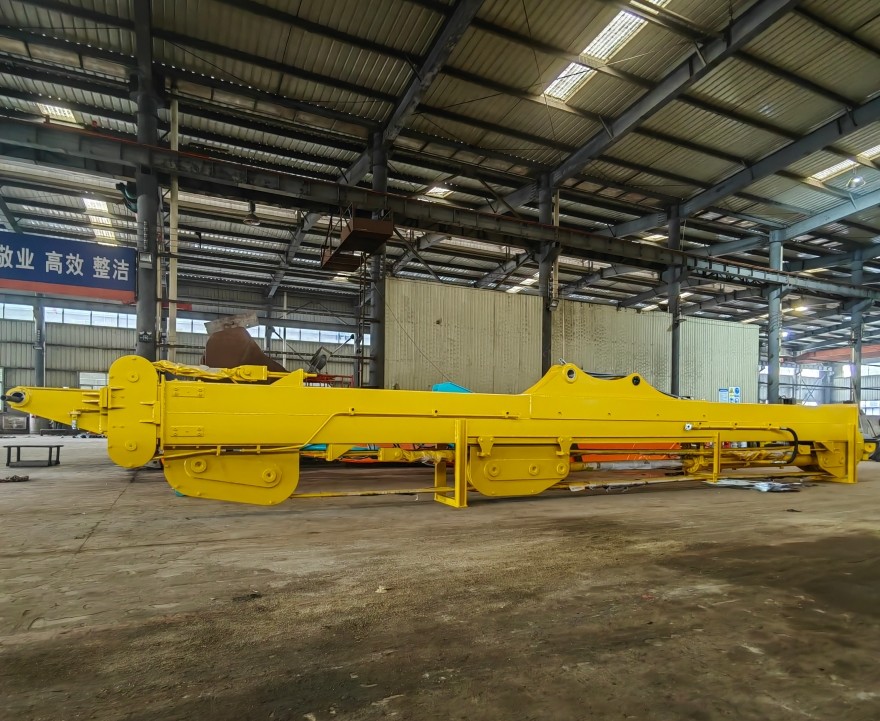 Telescopic Boom Excavator with Grab Clamshell Bucket for cat hitachi komatsu