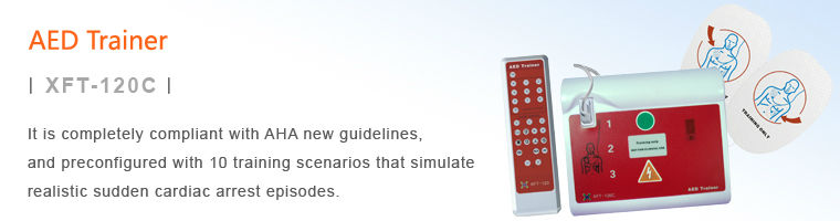 Handheld defibrillator AED trainer price