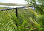 cyclone residential chain link fabric hurricane fence