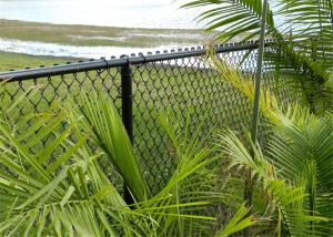 China Vinyl coated cyclone fence ,chain wire fence wholesale