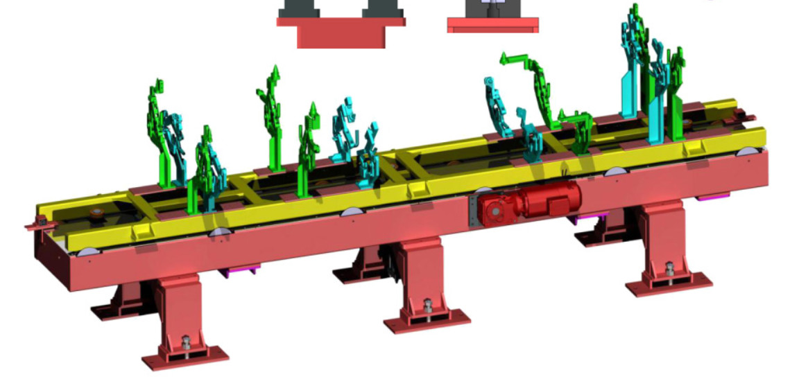 High Speed Roller Bed
