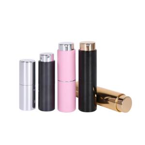 China Glass 20ml Rotating Pressing Perfume Sample Bottles wholesale