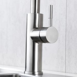 China Intelligent Pull Down Flexible Hose Kitchen Faucet Spring Spout Exposed DC4.5-6.5V wholesale