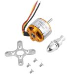 Metal RC Toy Accessories RC Plane Brushless Motor 2200KV 2450KV 2700KV