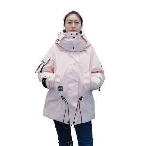 China FODARLLOY F22567 Ladies Warm Hooded Cotton-padded Clothes Women Slim Long Winter Jackets Women Coats wholesale