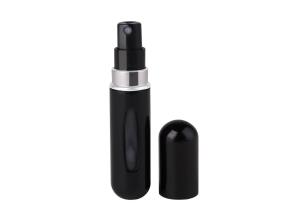 China Black Aluminum Pen Perfume Bottle Thick Durable Long Life Span wholesale