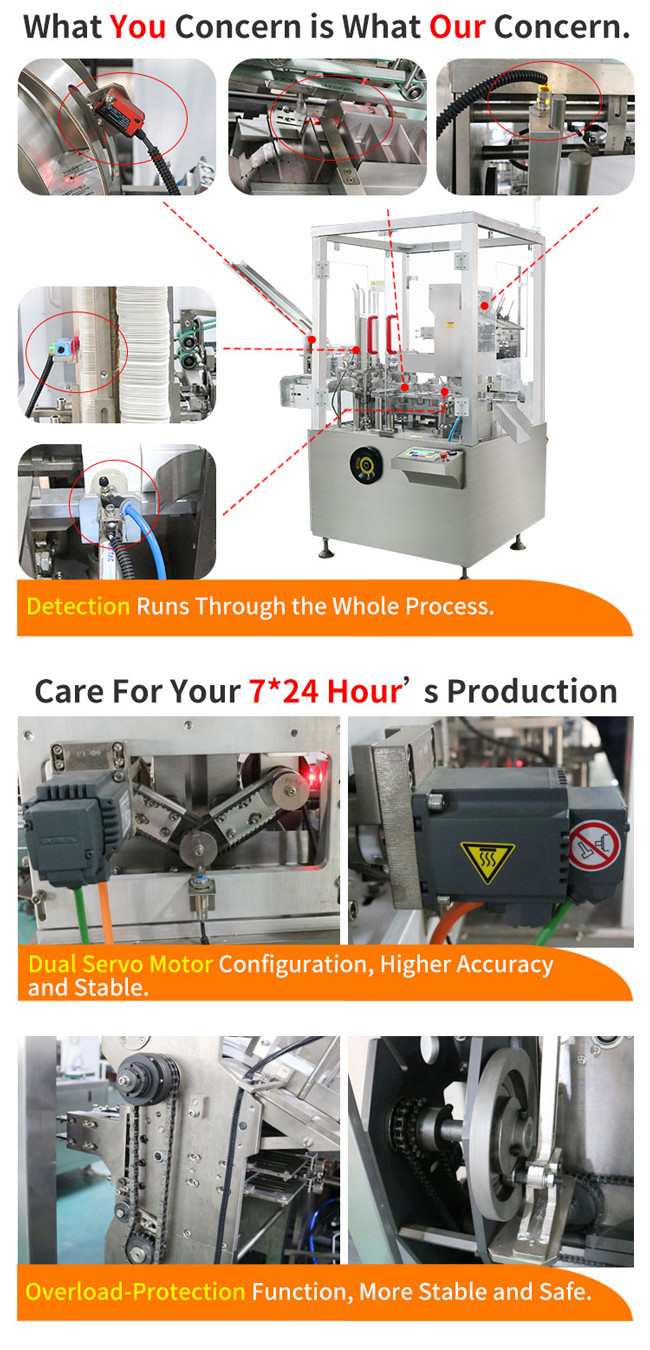 120 Automatic Box Packing Machine 3 Years Warranty Carton Packaging