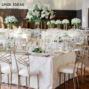 China Tiffany Chameleon Chairs Wedding Gold For Rent Party 41x40x92cm wholesale