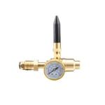 CO2 Gas Regulator Full Copper Flowmeter for Mig Welding Brass Yellow Valves