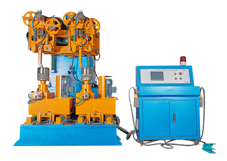 Double Stations Upright Stainless steel metal cookware sanding machine for cookware
