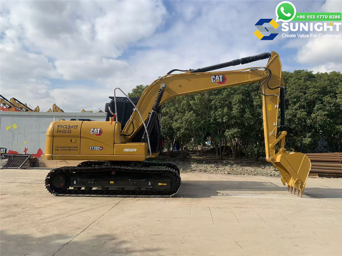 Used Excavator Caterpillar CAT 312D Low Working Hours CAT312D 12 Ton