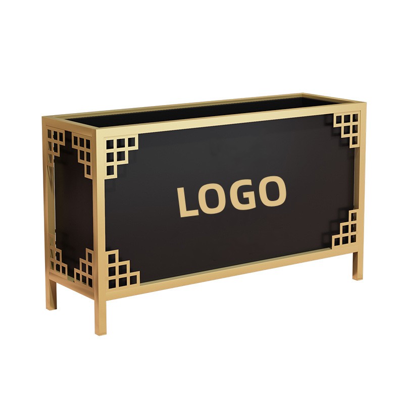 Outdoor luxury iron street combination flower planter box