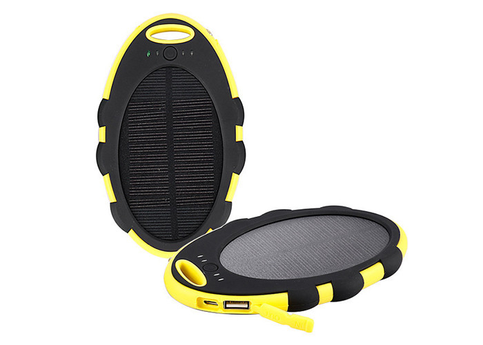 Round Shaped Solar Powered Portable Charger With DC 5V/2A Output