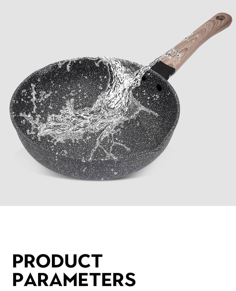 New Arrival Induction Omelet Pans Maifan Stone Coating Aluminum Frypan Non Stick Granite Frying Pan Skillet Pan