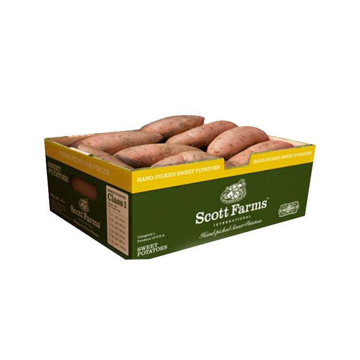 Custom Corrugated Boxes Printing logo Fruit and vegetable packaging box