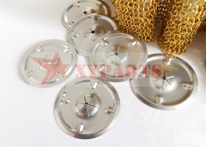 A2 Stainless Steel Self Locking Washers Round 50mm For 4mm Pins Fixed