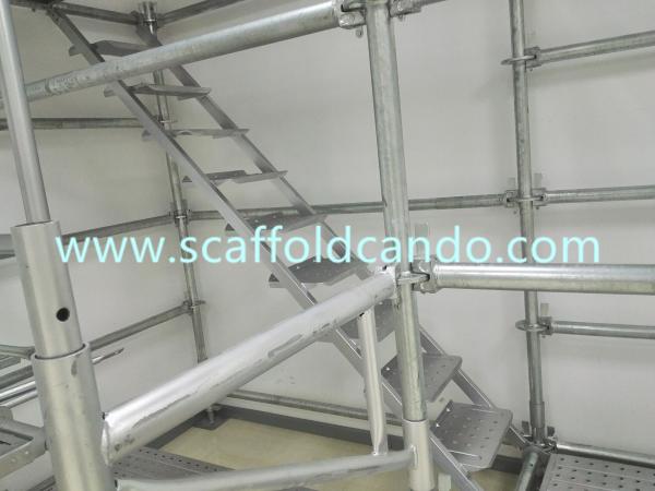 Scaffolding manufacturer supplying 450*2677mm 9 steps scaffolding galvanized