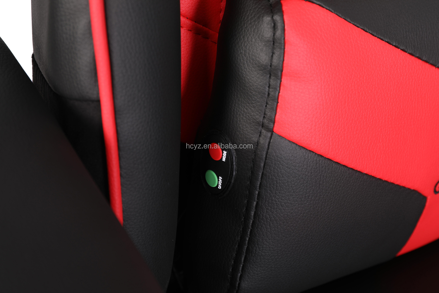 ODM OEM Executive Chair Racing Style Leather Gaming Chair with Cup Holder and Footrest