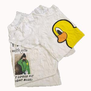 China Soft General Cleaning 40kg/Bale 25cm Recycled T Shirt Rags wholesale