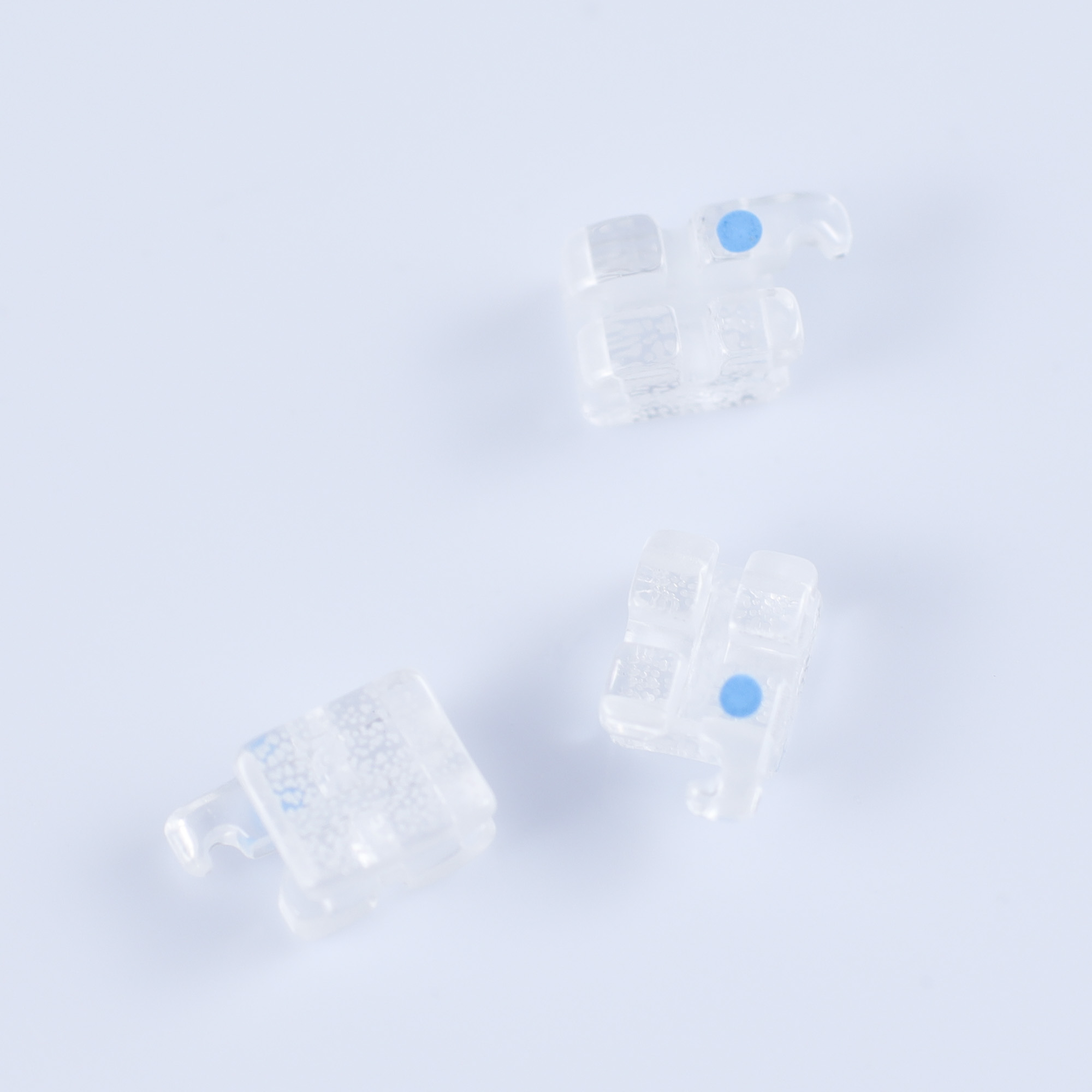 Class II Dental Orthodontic Bracket Monocrystalline Sapphire Instrument Self Ligating ODM