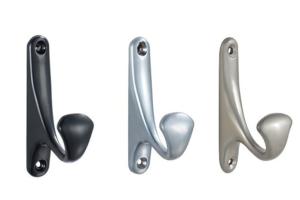 China Pearl Nickel Door Mounted Coat Hooks , Waterproof Metal Coat Hooks wholesale