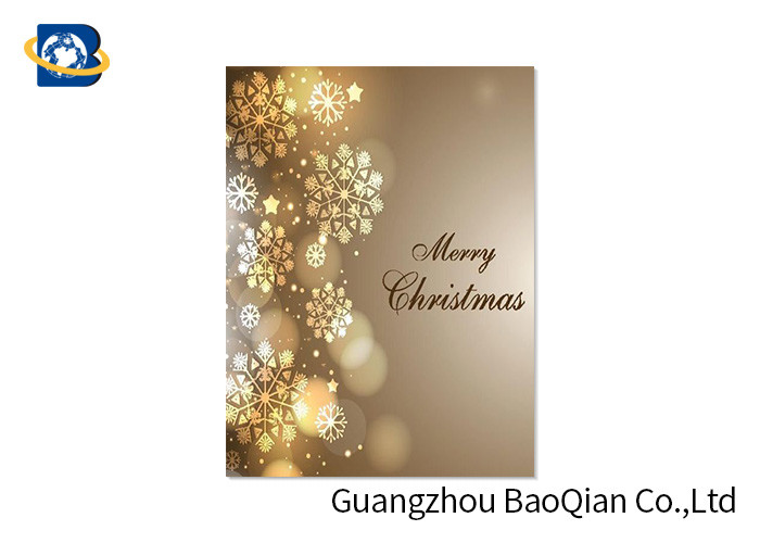 Pretty 3D Lenticular Christmas Cards , Custom Lenticular Business Cards