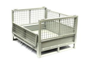 China Customized Steel Logistics Cage Fodable Turnover Cage Galvanized wholesale