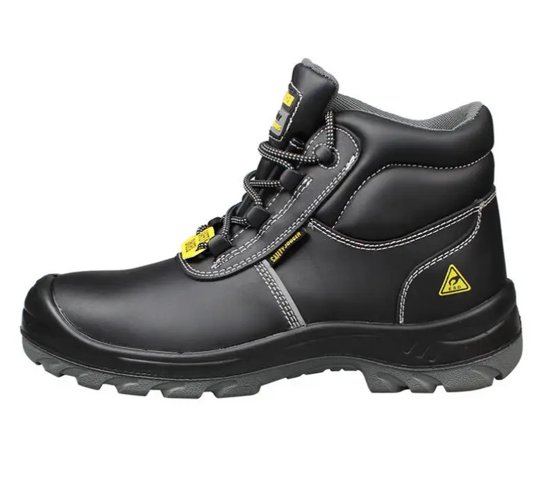 Safety Jogger EOS S3 Industrial Safety Boots Black Upper Steel Toe Cap