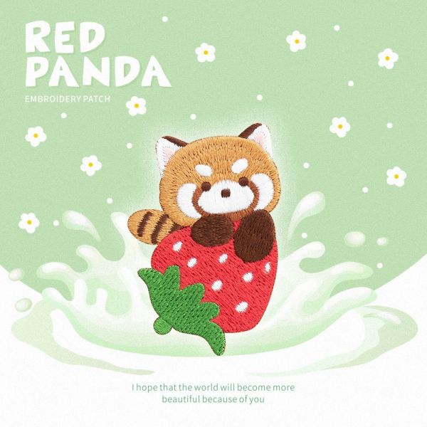 Customizable Fabric Patches for Kids DIY Fashion Clothing Decoration Washable Raccoon Clothing Stickers