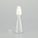 Smooth Round Transparent PET Spray Bottle With Classic Design