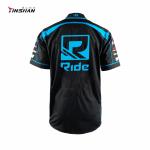 Summer Season Motorcycle Auto Racing Sportswear Custom Logo Team Shirt for Men's