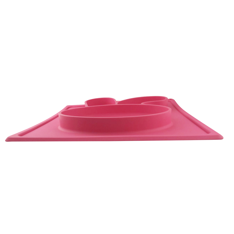 High Quality Silicone Suction Plate Baby Plate Mat Non Slip Placemats For Toddlers