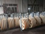 Overhead Line Stringing Conductor Pulley Cable Feeding Sheave 916mm