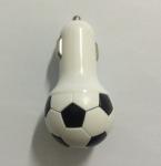 Novelty usb car charger,Football shaped usb car charger ,cell phone car charger