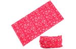 Orange Fitness UV Headwear Size 25*50 CM 100% Microfiber Polyester