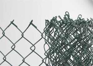 China Green Vinyl Coated Chain Link Fence Corrosion Resistant For Playground wholesale