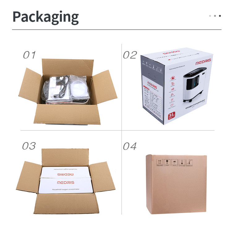 Portable Wireless 3L Oxygen Concentrator With Remote Control High Concentration