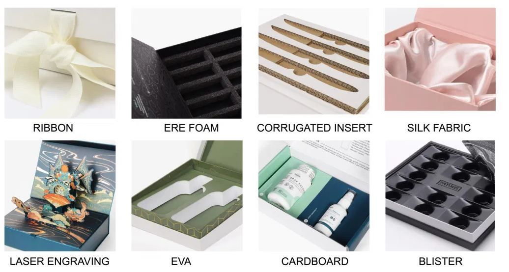 2025 New Custom Christmas Xmas Empty Advent Calendar Box Cosmetic Display Gift Packaging Drawer Box for Cosmetic Makeup Jewelry Beauty