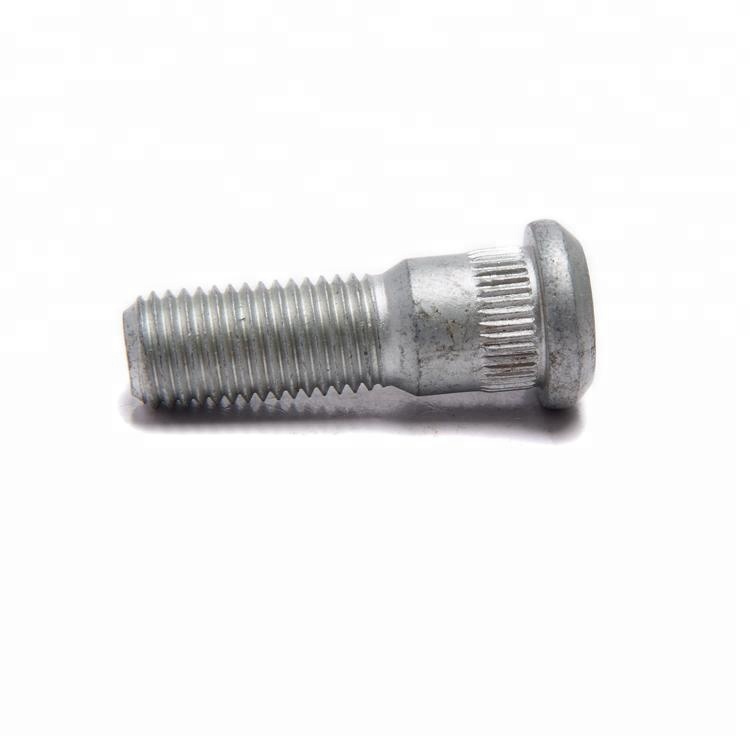 Carbon Steel Wheel Bolts Black Zinc Heavy Duty Wheel Hub Bolts