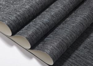 China House Decoration Removable Vinyl Black Embossed Wallpaper for Bedrooms wholesale