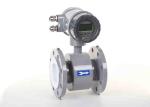 Magnetic Industrial Water Flow Meter With Remote / Compact Totalizer