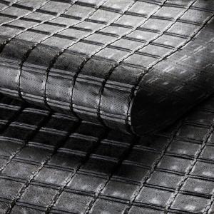 China 50kn Biaxial Fiberglass Composite Geogrid Backing With Nonwoven Geotextile wholesale