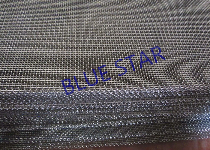 Embossing Edge Double Locked Crimped Wire Mesh , Galvanized Steel Hardware Cloth For Construction