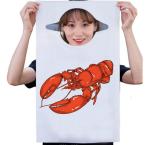 Custom Print Non Woven Adults Bib Disposable Restaurant Apron Lobster Adult Bibs