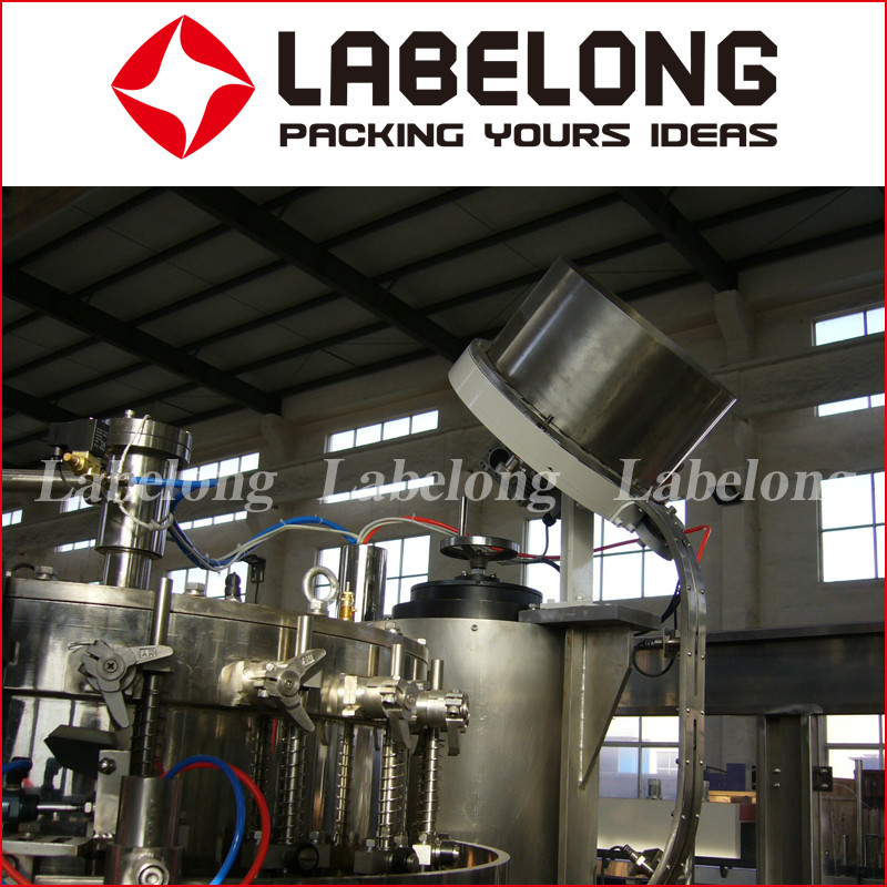 3 In 1 Carbonated Drink Bottling Machine 220V / 380V Voltage PCL Control