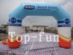 PVC coated fabric inflatable advertising arch , durable waterproof outdoor