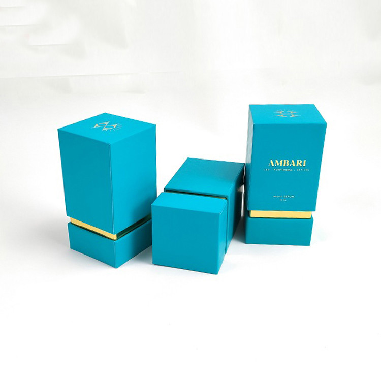 1200g Cardboard 100ml Perfume Gift Box Pantone With Insert
