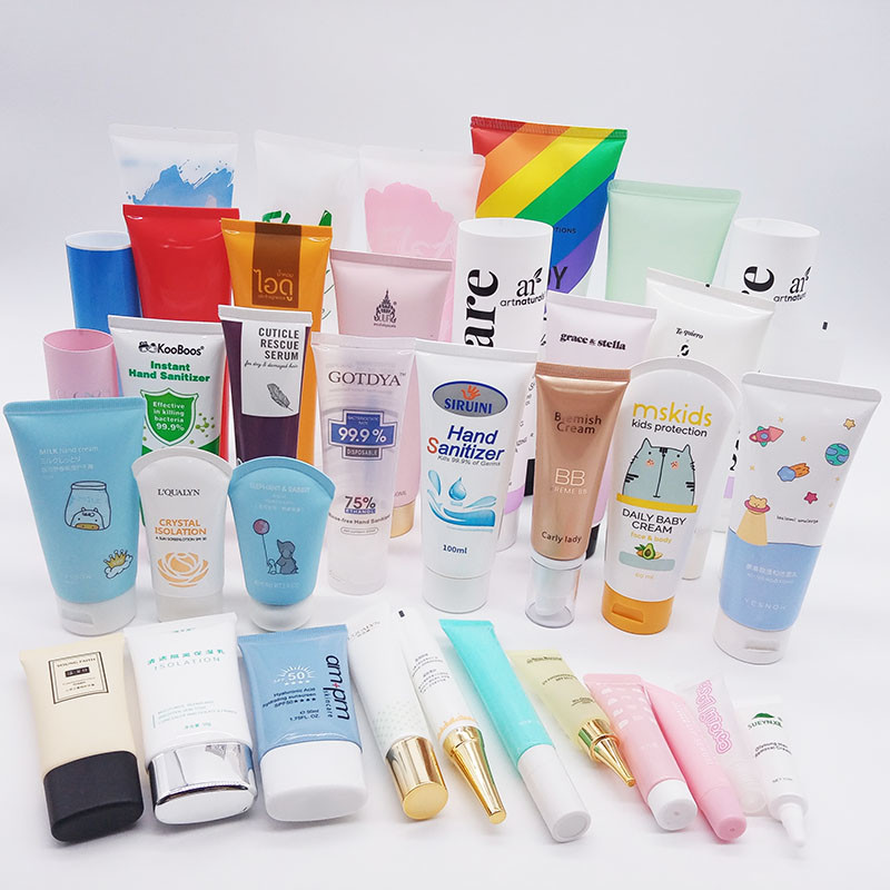 15ml 20ml BB Airless Cosmetic Packaging Tube Dia 35mm Screw And Flip Top Cap