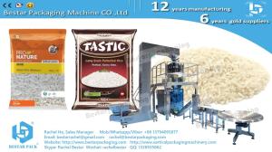 China Automatic rice 500g pouch packaging machine with 10 heads weigher BSTV-750AZ wholesale