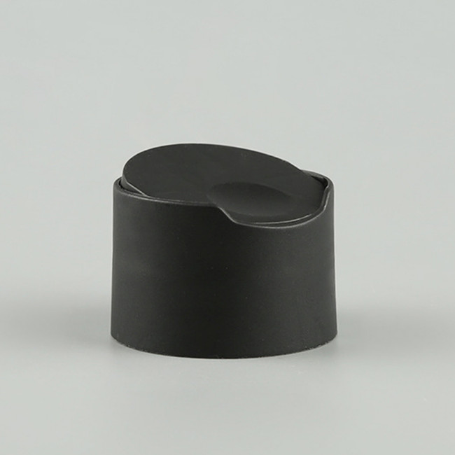 24MM 20MM Black Disc Top Cap 24/410 Double Wall Wide Frosted Cream Plastic Bottle Lids